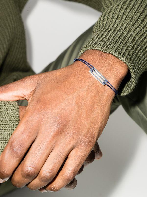 Le Gramme Sterling Silver Le 2.5g Punched Cord Bracelet | Browns Bracelets
