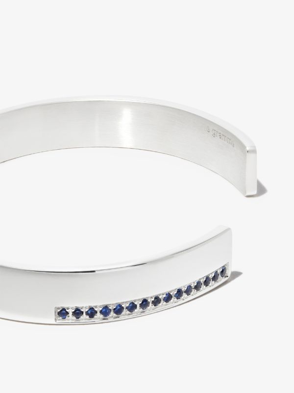 Le Gramme Sterling Silver Le 20g Polished Sapphire Bracelet | Browns Bracelets