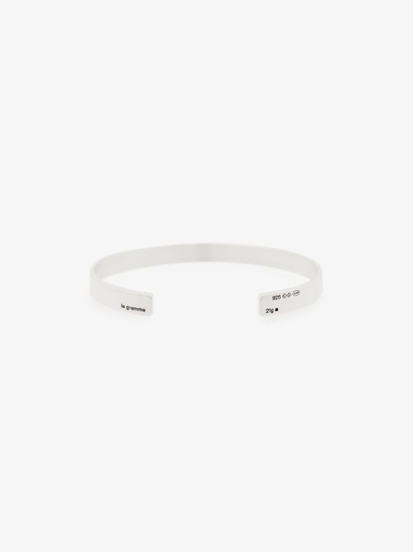 Le Gramme Sterling Silver Le 21g Polished Ribbon Bracelet | Browns Bracelets