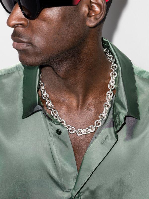 Le Gramme Sterling Silver Le 253g Entrelacs Polished Necklace | Browns Necklaces