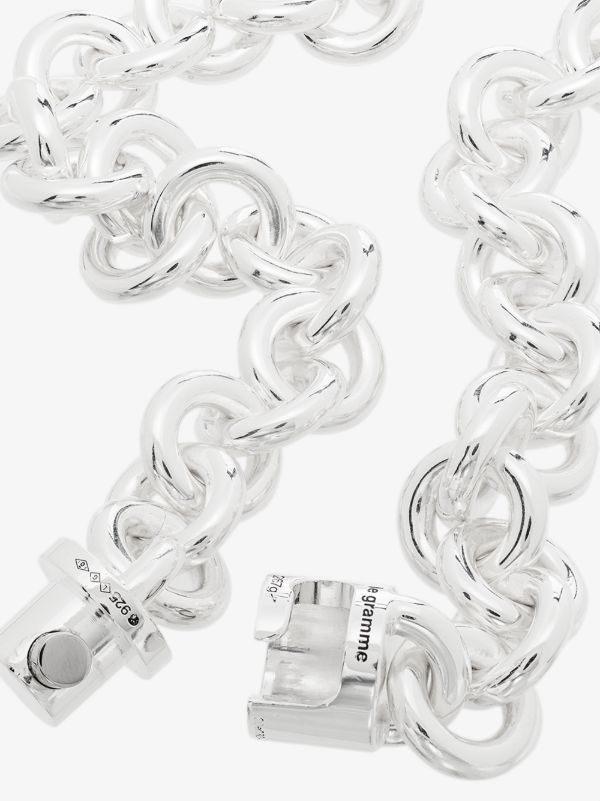 Le Gramme Sterling Silver Le 253g Entrelacs Polished Necklace | Browns Necklaces