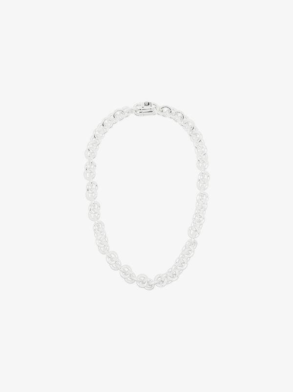 Le Gramme sterling silver Le 253g entrelacs polished necklace | Browns Necklaces