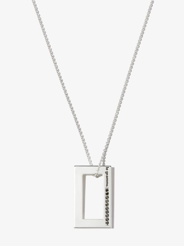 Le Gramme sterling silver Le 3.4g polished diamond necklace | Browns Necklaces