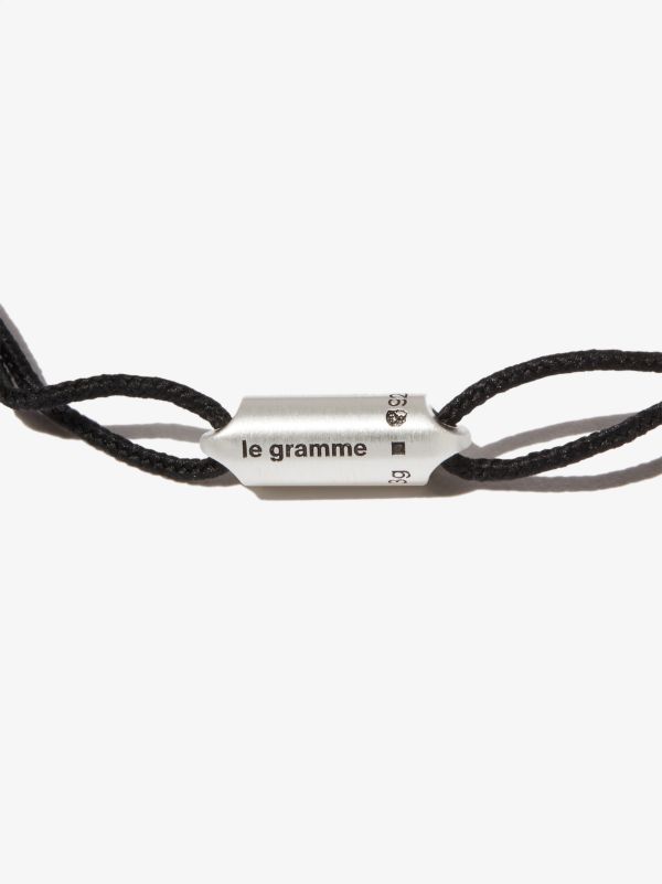 Le Gramme Sterling Silver Le 3g Segment Cord Bracelet | Browns Bracelets