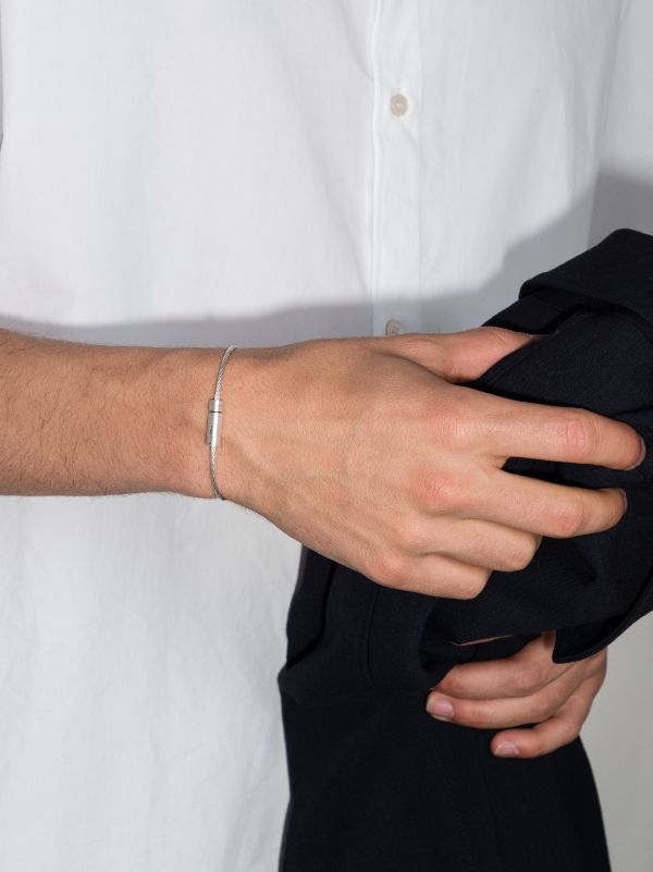 Le Gramme Sterling Silver Le 7g Brushed Cable Bracelet | Browns Bracelets