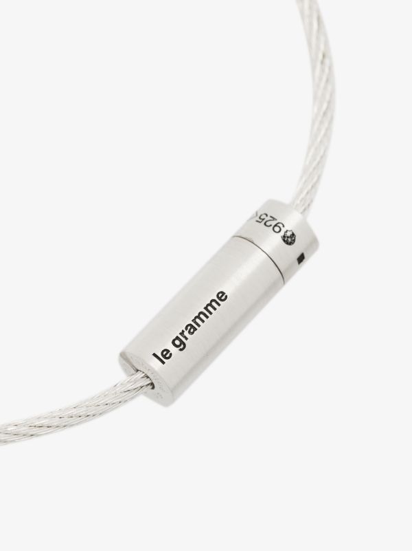 Le Gramme Sterling Silver Le 7g Brushed Cable Bracelet | Browns Bracelets
