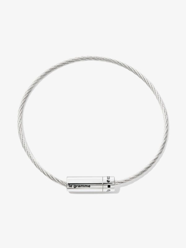 Le Gramme sterling silver Le 7g polished cable bracelet | Browns Bracelets