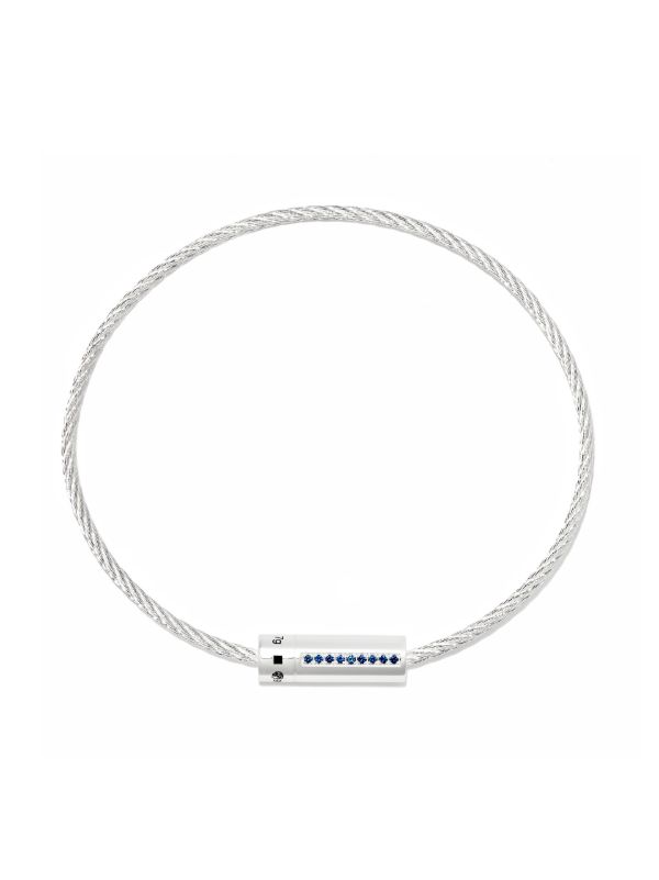 Le Gramme Sterling Silver Le 7g Polished Sapphire Cable Bracelet | Browns Bracelets