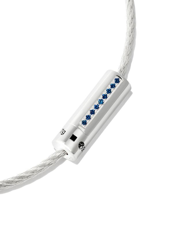 Le Gramme Sterling Silver Le 7g Polished Sapphire Cable Bracelet | Browns Bracelets