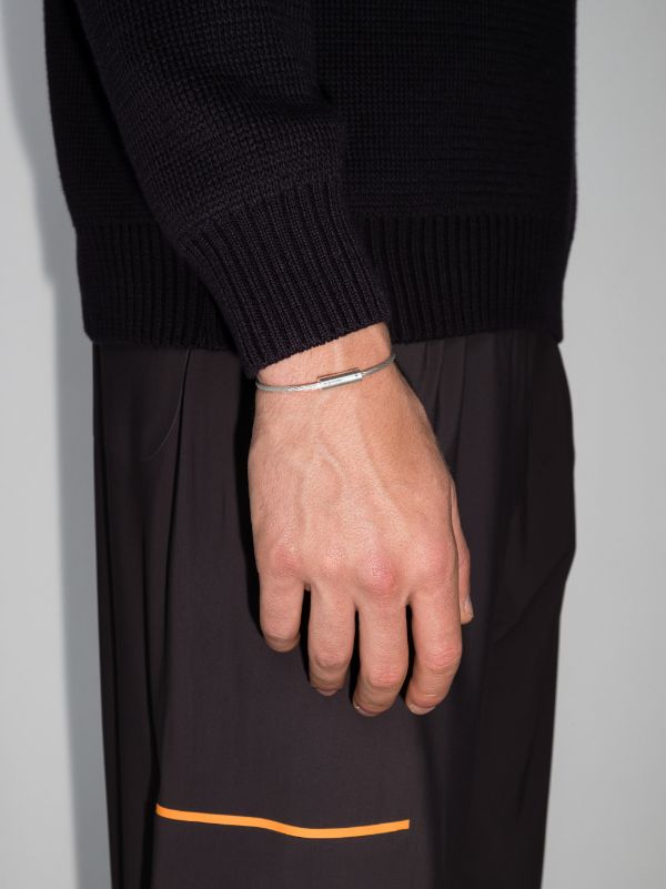 Le Gramme Sterling Silver Le 9g Brushed Cable Bracelet | Browns Bracelets