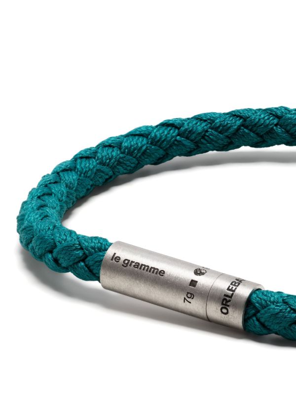 Le Gramme X Orlebar Brown Sterling Silver Le 7g Brushed Nato Cable Bracelet | Browns Bracelets