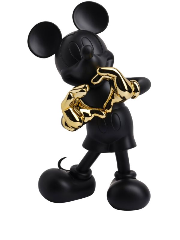 LEBLON DELIENNE Black Mickey With Love 30cm Figurine | Browns Collectibles