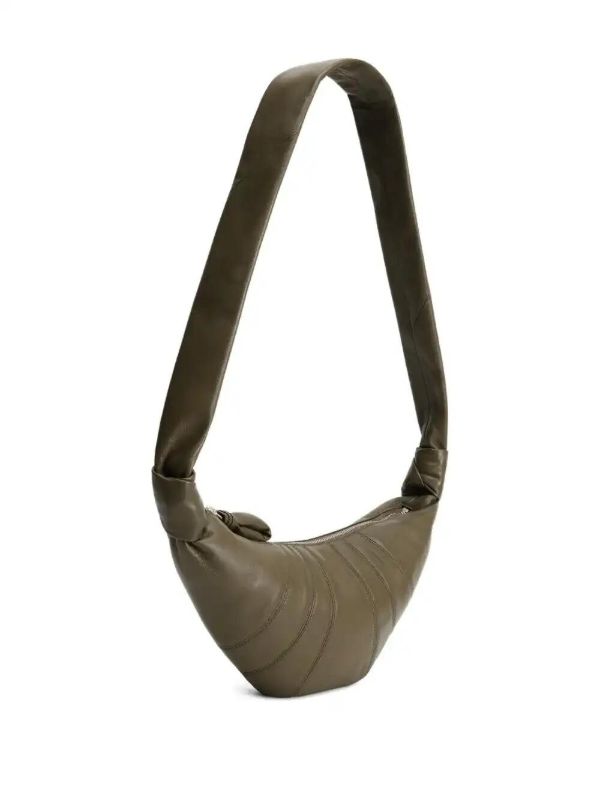 LEMAIRE Large Croissant Panelled Shoulder Bag | Browns Shoulder Bags