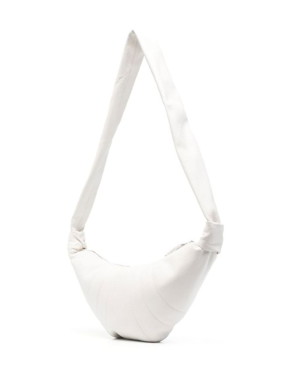 LEMAIRE White Croissant Leather Cross Body Bag | Browns Messenger & Crossbody Bags