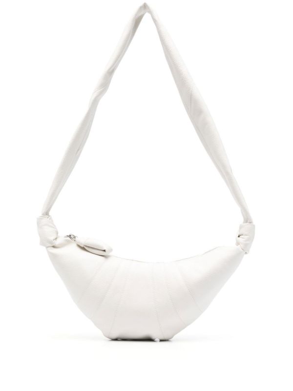 LEMAIRE White Croissant Leather Cross Body Bag | Browns Messenger & Crossbody Bags