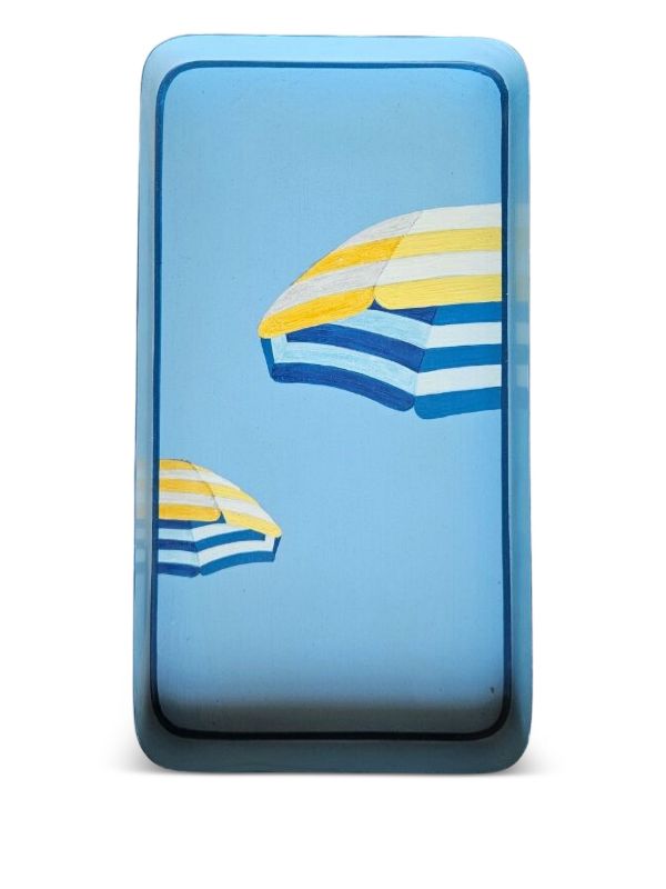 Les-Ottomans hand-painted iron tray (31cm x 17cm) | Browns Decorative Trays & Plates