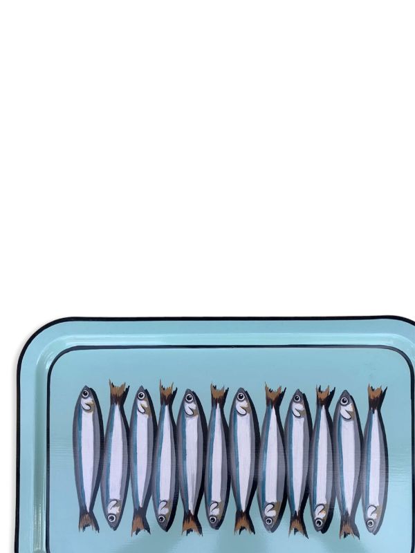 Les-Ottomans Hand-painted Iron Tray (43cm X 20cm) | Browns Decorative Trays & Plates