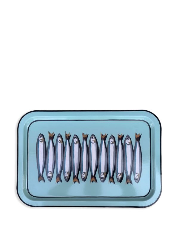 Les-Ottomans hand-painted iron tray (43cm x 20cm) | Browns Decorative Trays & Plates