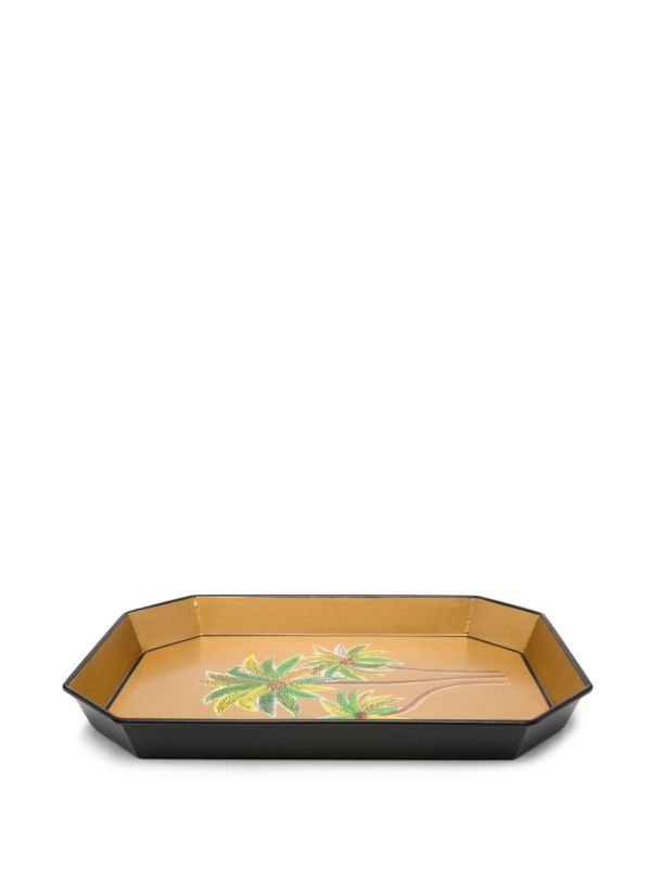 Les-Ottomans Palms Iron Tray | Browns Decorative Trays & Plates