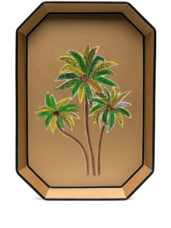 Les-Ottomans Palms iron tray | Browns Decorative Trays & Plates