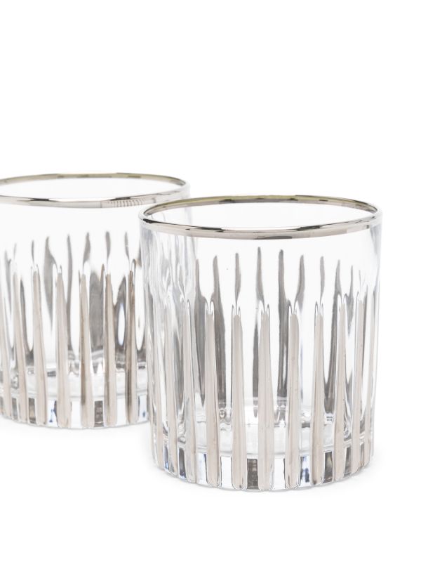 Les-Ottomans Platinum Glasses (set Of Four) | Browns Glassware
