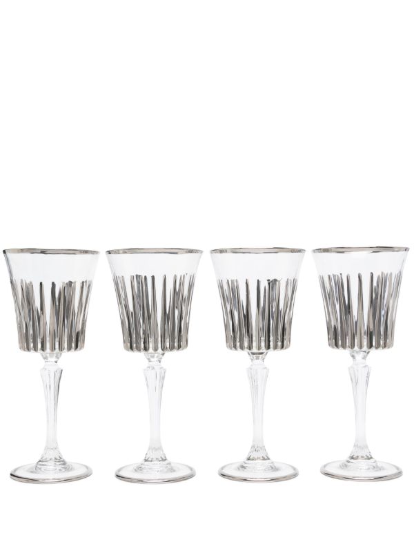 Les-Ottomans Platinum wine glasses (set of four) | Browns Glassware