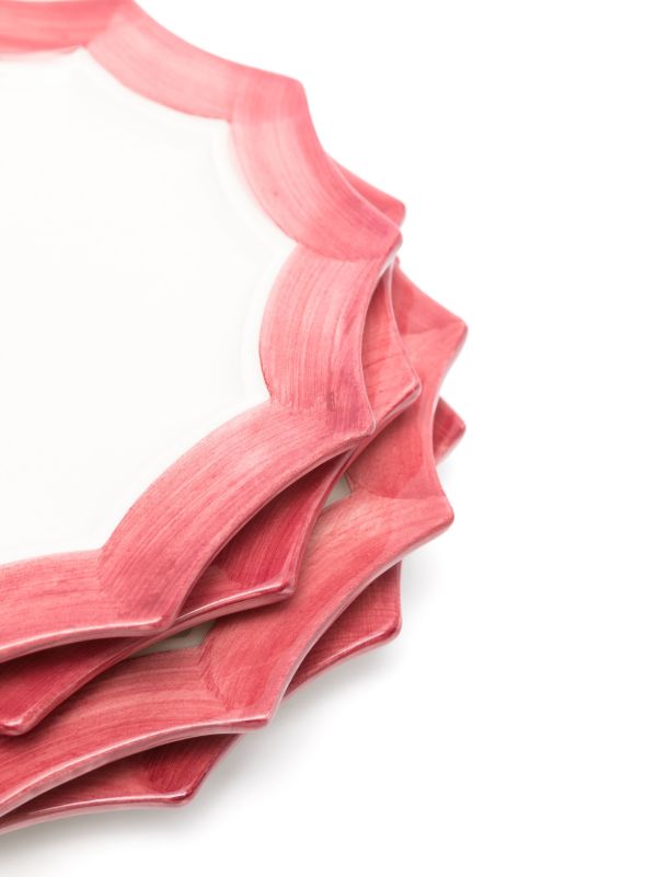 Les-Ottomans Stars Plates (set Of Four) | Browns Plates & Bowls