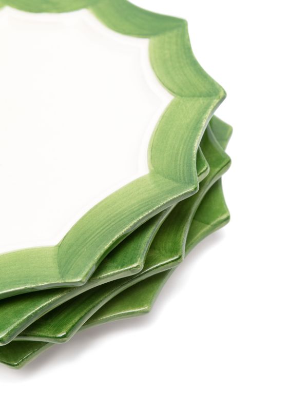 Les-Ottomans Stars Plates (Set Of Four) | Browns Plates & Bowls