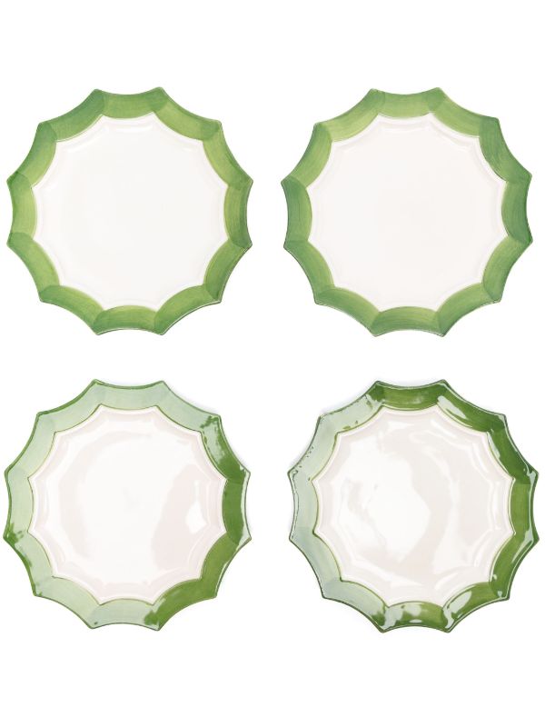 Les-Ottomans Stars Plates (Set Of Four) | Browns Plates & Bowls