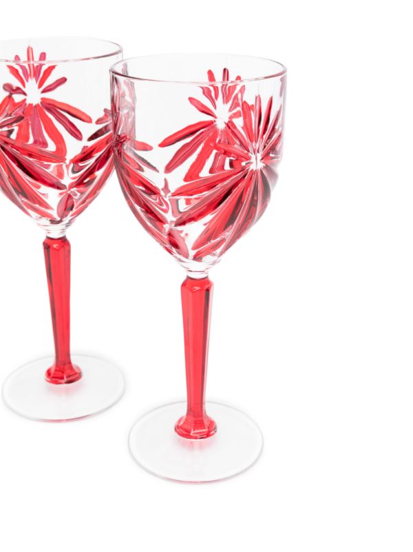 Les-Ottomans Stars Wine Glasses (set Of Four) | Browns Glassware