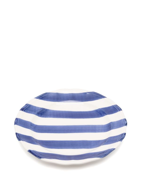 Les-Ottomans Striped Plate Set | Browns Plates & Bowls