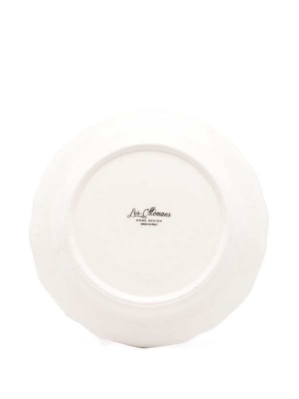 Les-Ottomans Striped Plate Set | Browns Plates & Bowls