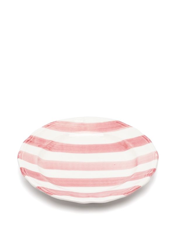 Les-Ottomans Striped Plate Set | Browns Plates & Bowls
