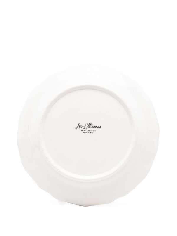 Les-Ottomans Striped Plate Set | Browns Plates & Bowls