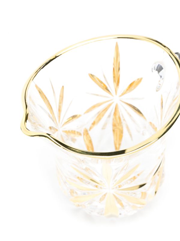 Les-Ottomans X Browns Gold-Tone Murano Glass Pitcher | Browns Glassware