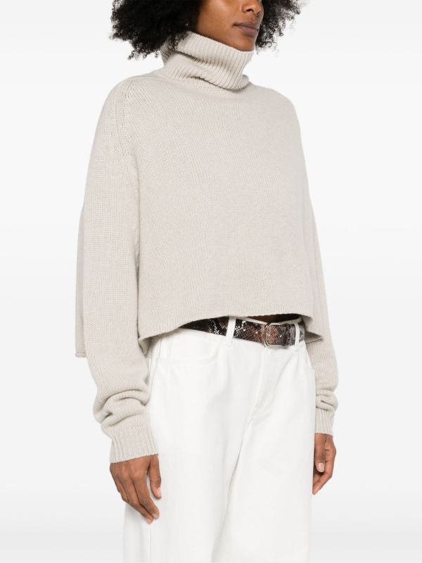 Lisa Yang Neutral Cathie Sweater | Browns Knitted Sweaters