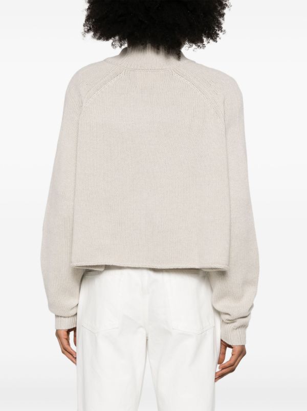 Lisa Yang Neutral Cathie Sweater | Browns Knitted Sweaters