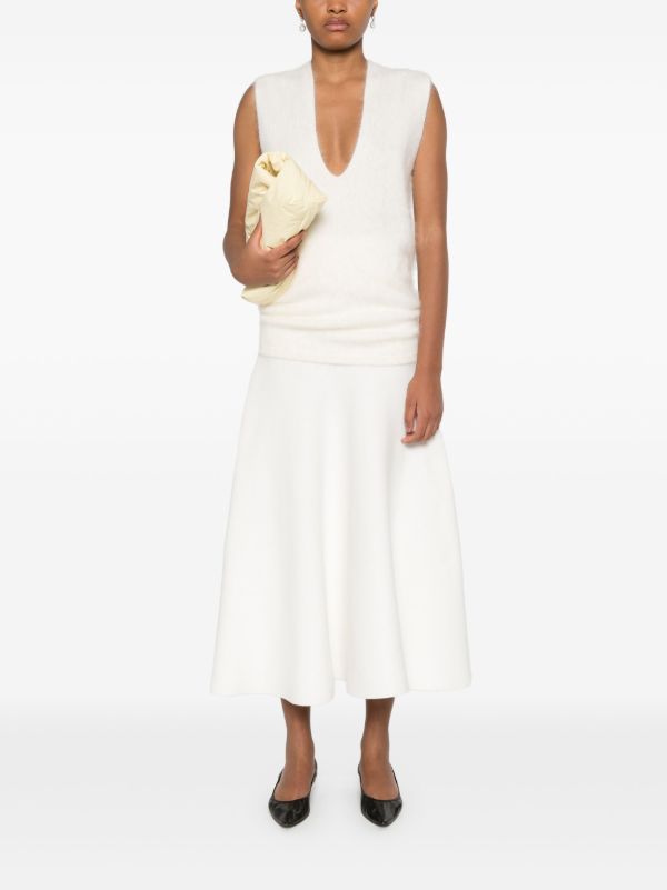 Lisa Yang V-neck Knitted Top | Browns Knitted Tops