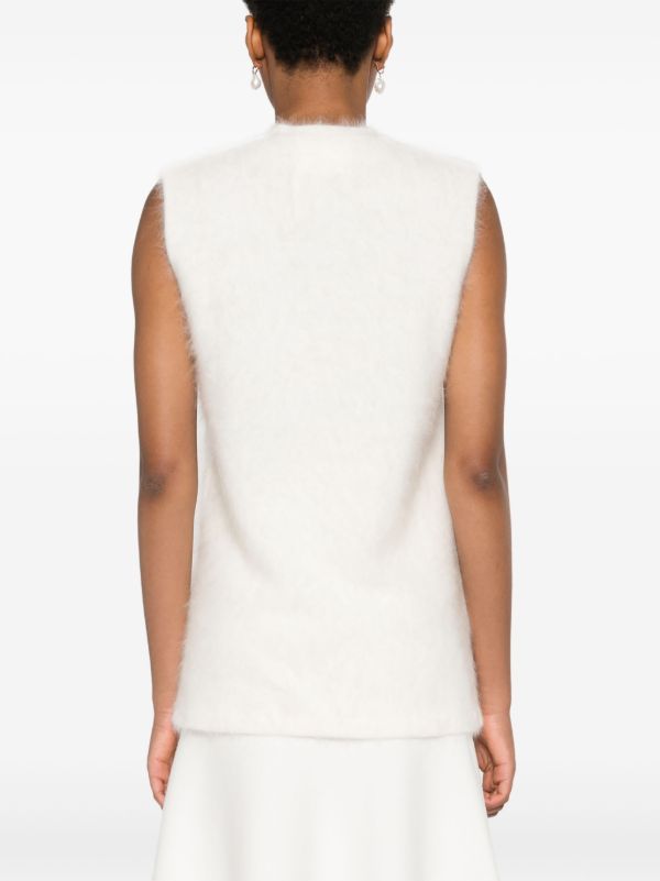 Lisa Yang V-neck Knitted Top | Browns Knitted Tops