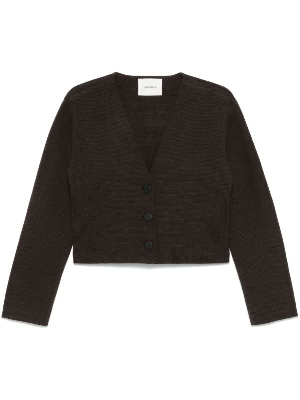 Lisa Yang waffle knit cropped cardigan | Browns Cardigans