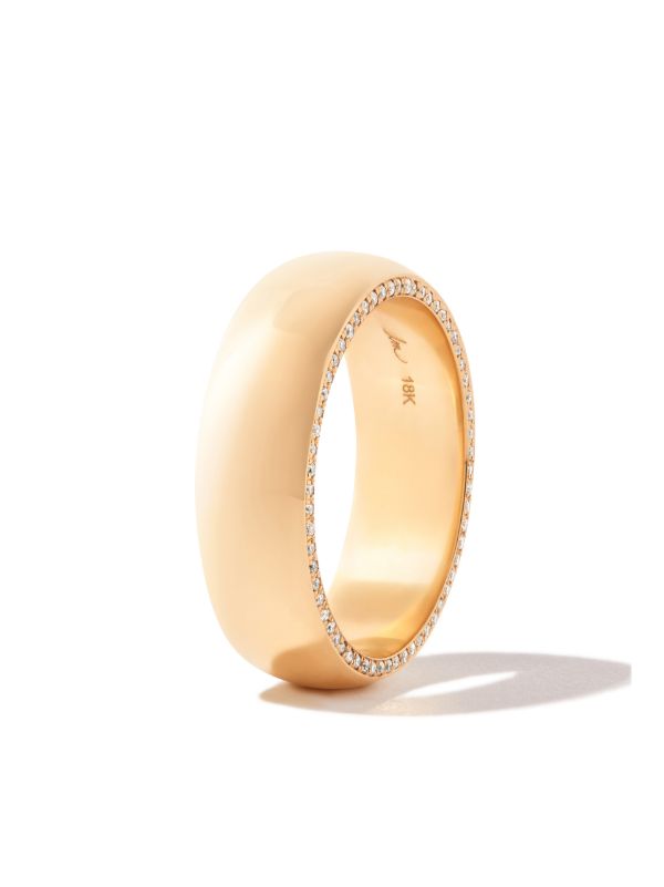 Lizzie Mandler Fine Jewelry 18K Yellow Gold Othello Cigar Diamond Ring | Browns Rings