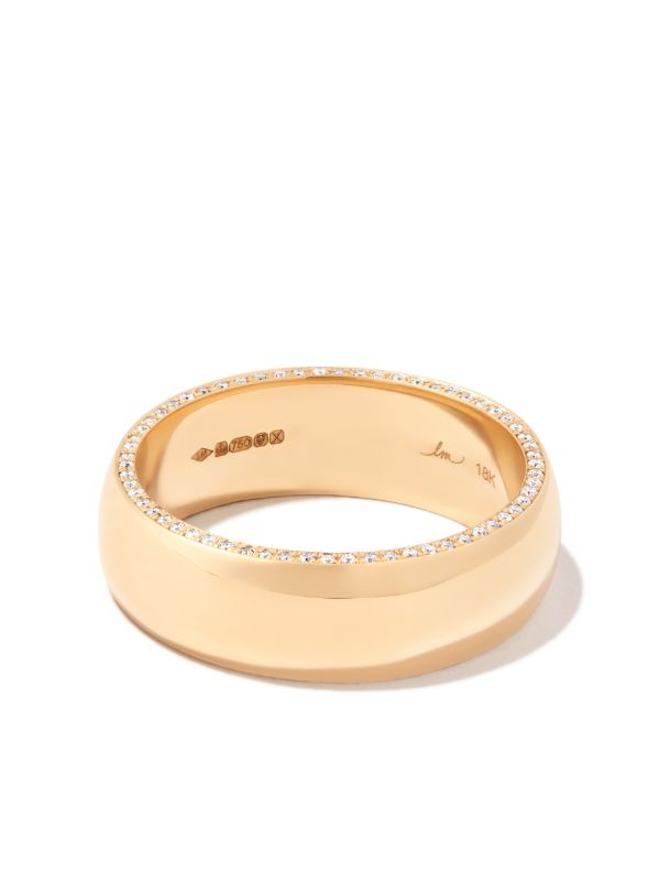 Lizzie Mandler Fine Jewelry 18K yellow gold Othello Cigar diamond ring | Browns Rings