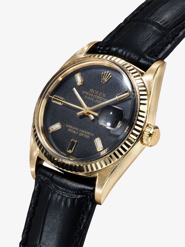 Lizzie Mandler Fine Jewelry Reworked Vintage Rolex Oyster Perpetual Datejust Watch | Browns Fine Watches