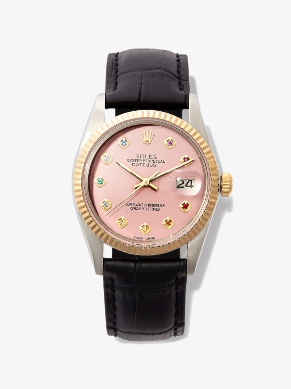 Lizzie Mandler Fine Jewelry Reworked Vintage Rolex Datejust Watch | Browns Fine Watches
