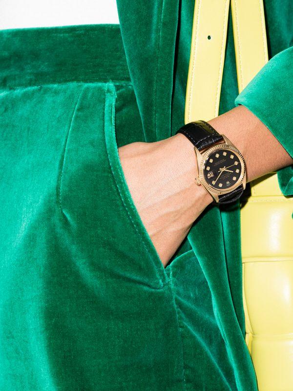 Lizzie Mandler Fine Jewelry Reworked Vintage Rolex Oyster Perpetual Datejust Watch | Browns Fine Watches