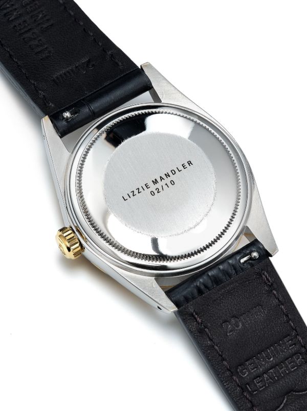 Lizzie Mandler Fine Jewelry Reworked Vintage Stainless Steel Rolex Datejust Watch | Browns Pre-Owned Dress Watches