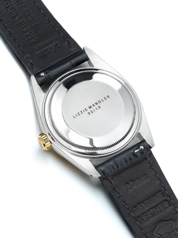 Lizzie Mandler Fine Jewelry Reworked Vintage Stainless Steel Rolex Datejust Watch | Browns Pre-Owned Dress Watches