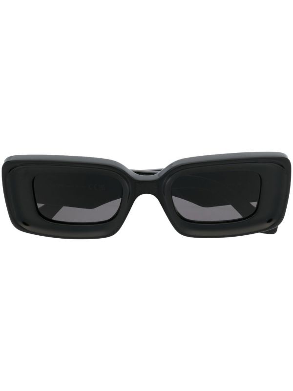 LOEWE EYEWEAR Anagram-plaque rectangle-frame sunglasses | Browns Sunglasses