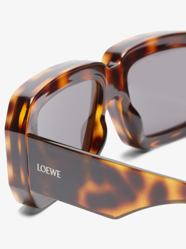LOEWE EYEWEAR Brown Paula's Ibiza Oversized Sunglasses | Browns Sunglasses