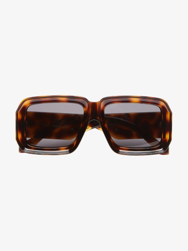 LOEWE EYEWEAR brown Paula's Ibiza oversized sunglasses | Browns Sunglasses